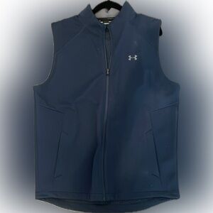 Men's Under Armour Golf Vest in Navy-Medium- EUC